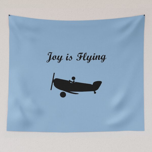 Item preview, Joy is Flying Airplane Pilot Monotone designed and sold by TinyStarAmerica.