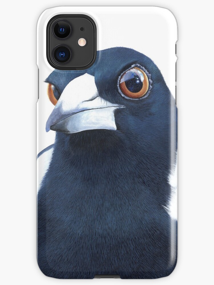 Thumbnail 1 of 4, iPhone Case, Curious Magpie designed and sold by grimmhewitt67.
