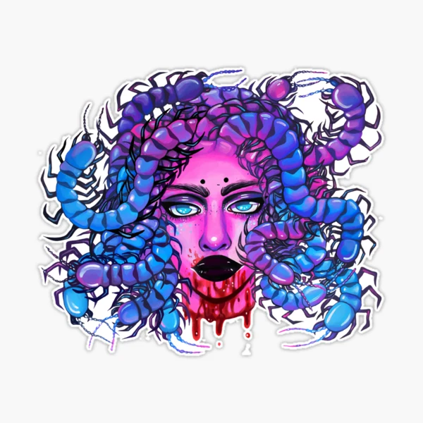 Pop art, カラフルな絵、Medusamiのart Pop Art Medusa