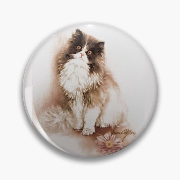 Item preview, Cat with Flower designed and sold by Sara Moon.