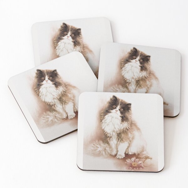Item preview, Cat with Flower designed and sold by Sara Moon.