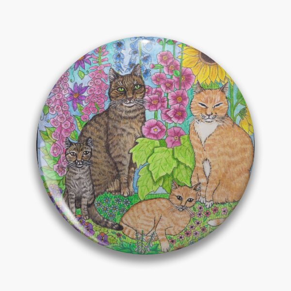 Item preview, Cats in the Garden designed and sold by PaniaBrown.