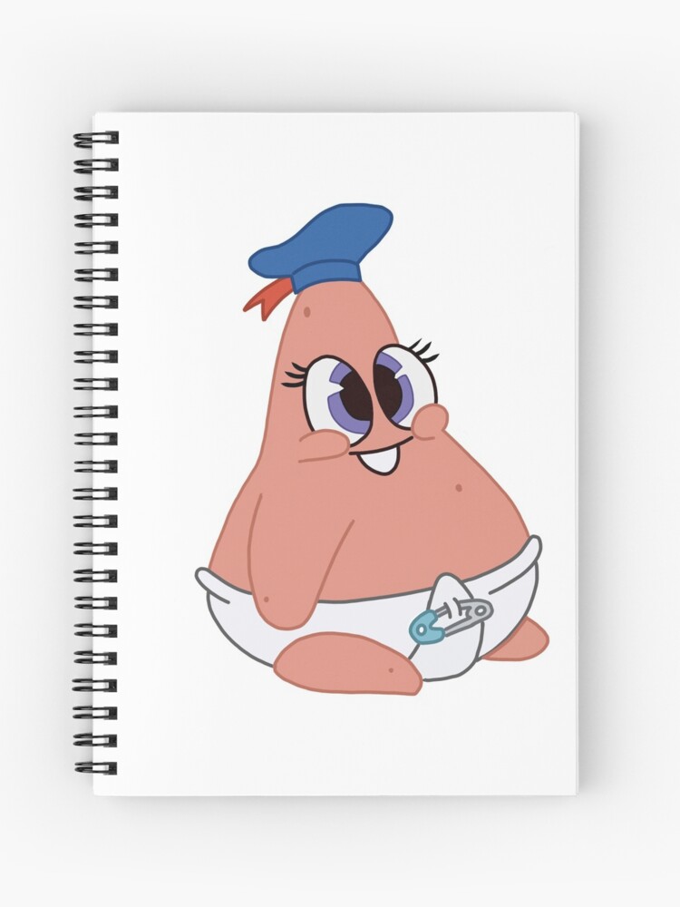 Cuaderno de espiral «Patricio estrella bebé» de FaCurls | Redbubble