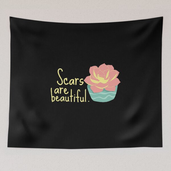 Item preview, Scars are Beautiful Sad Shirt Mental Health Shirt Encouragement Shirt Love Motivational Inspirational Shirt Positivity Funny Sarcastic Cute Shirt Yoga Meditation Happy Spiritual Gift designed and sold by EpsilonEridani.