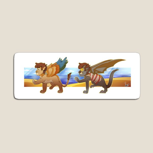 Stroll on the beach Magnet