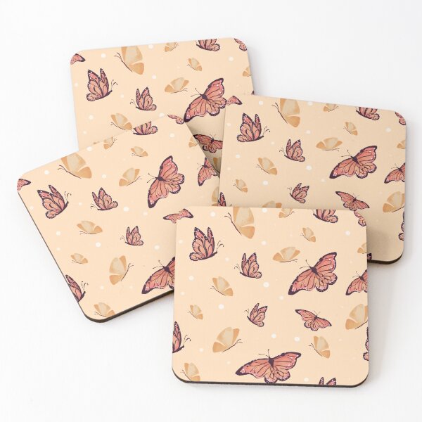 Item preview, orange butterflies designed and sold by AlexisEibel-Art.