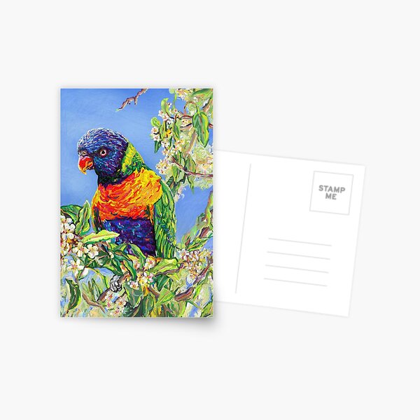 Rainbow Lolly Postcard