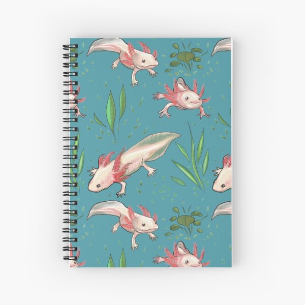 Axolotl Spiral Notebook