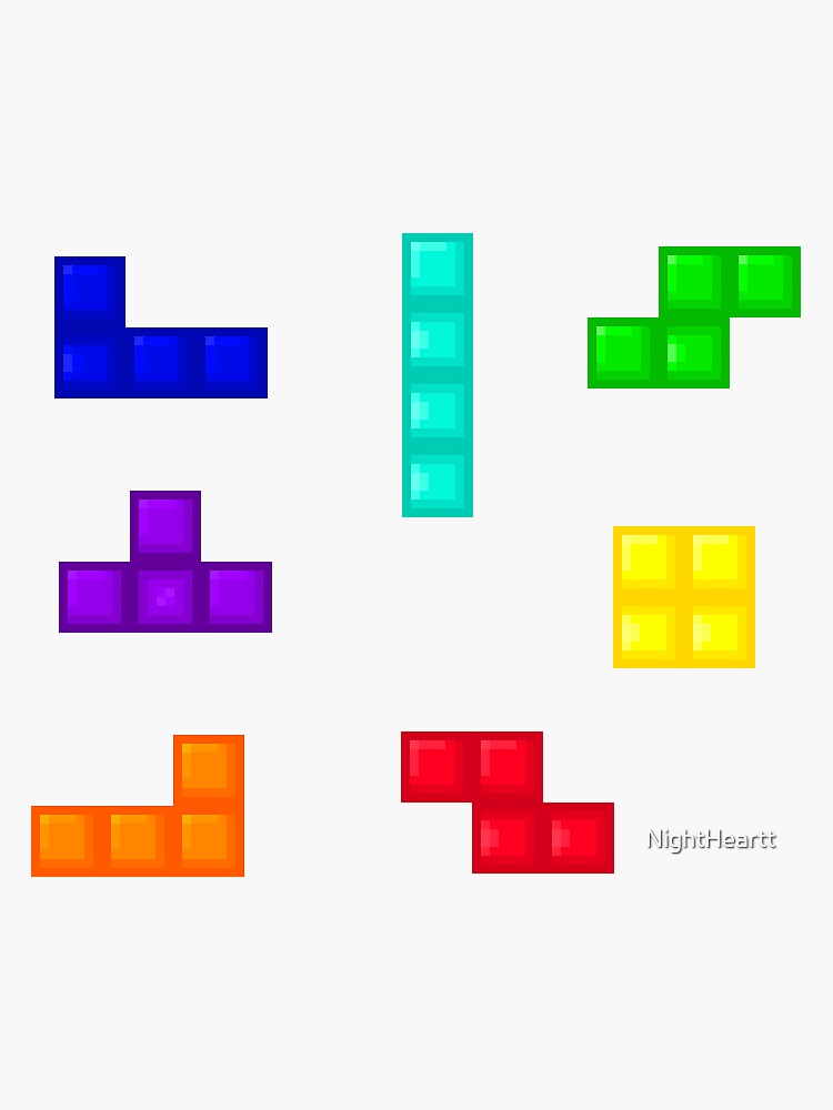 Tetris Block Names by dankdesigns in 2023