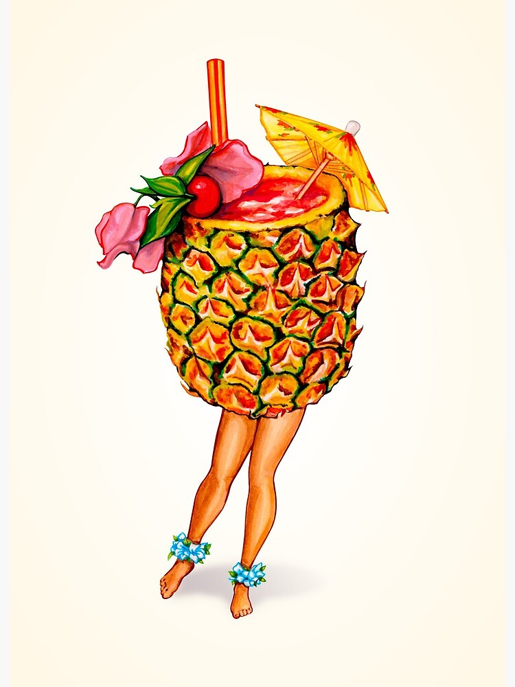 AUTOCOLLANT PIN-UP TIKI