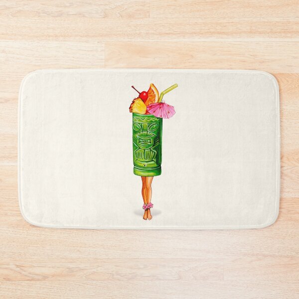 Item preview, Tiki Cocktail Pin-Up - Tiki Head designed and sold by Kelly  Gilleran.