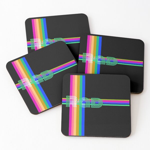 Item preview, Colorful Rainbow Rad Retro Style Graphic designed and sold by Alondra.