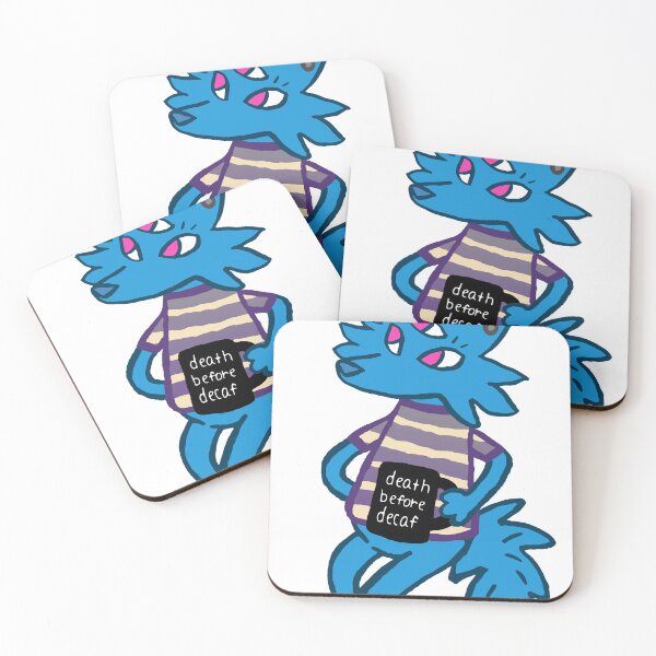 Item preview, death before decaf designed and sold by HiddenStash.