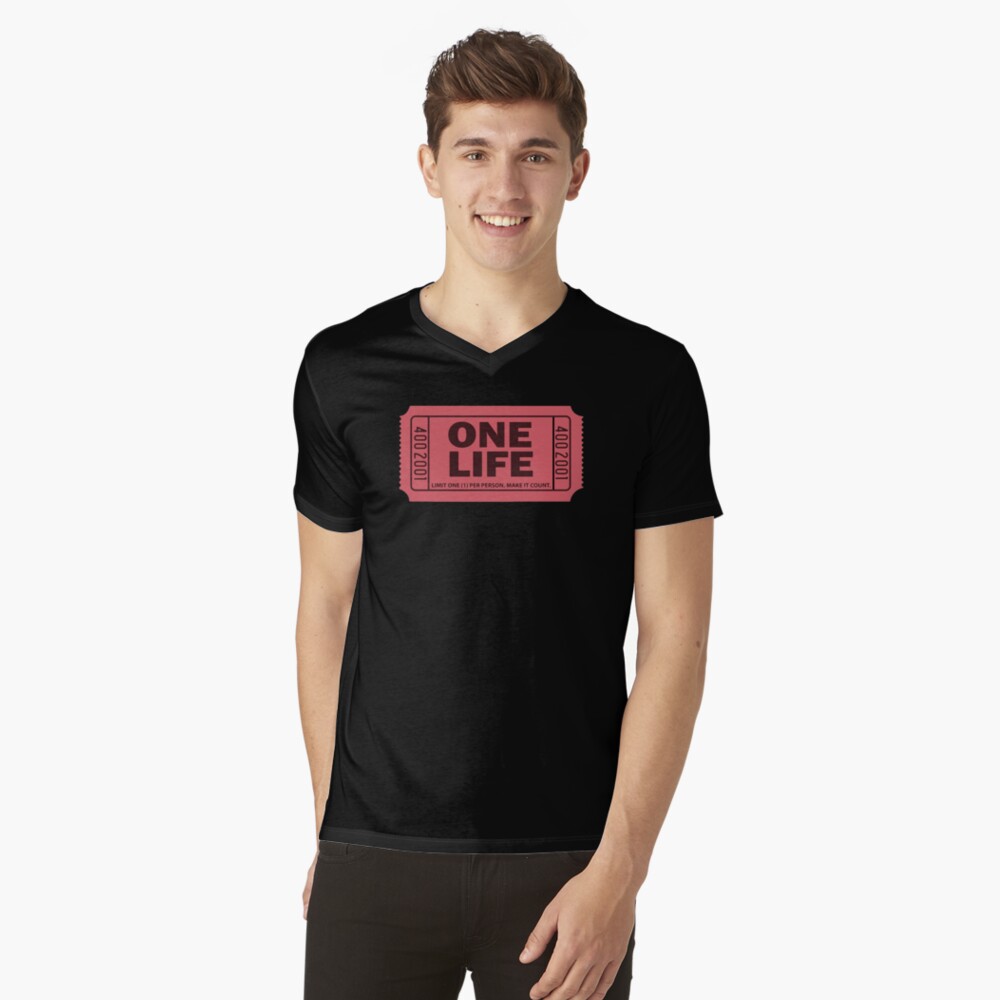 Item preview, V-Neck T-Shirt designed and sold by globalquotes.