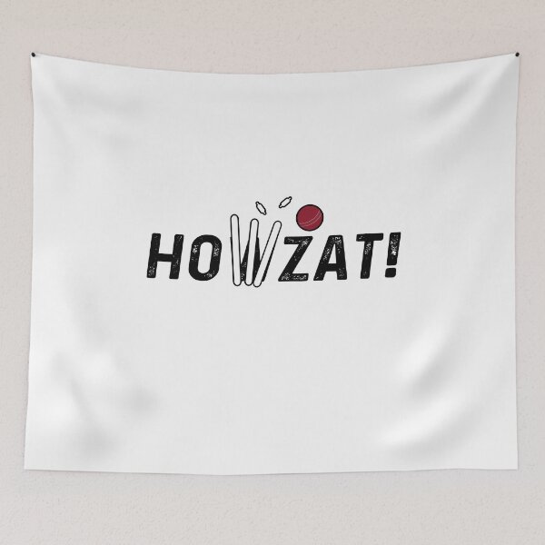 Item preview, Cricket Lover Howzat Ball And Wicket by Cricket Fan Gifts designed and sold by oberdoofus.