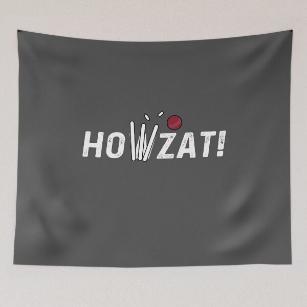 Item preview, Cricket Lover Howzat Ball And Wicket by Cricket Fan Gifts designed and sold by oberdoofus.