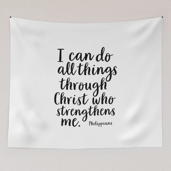 Item preview, I Can Do All Things Through Christ Who Strengthens Me, Philippians designed and sold by corbrand.