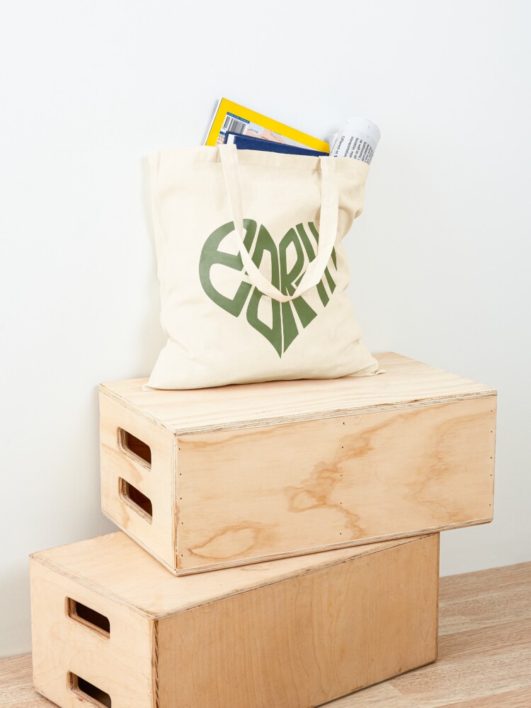 Alternate view of Love The Earth. Tote Bag