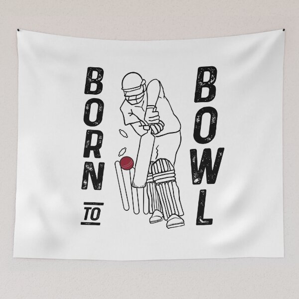 Item preview, Cricket Player Bowler Born To Bowl by Cricket Fan Gifts designed and sold by oberdoofus.