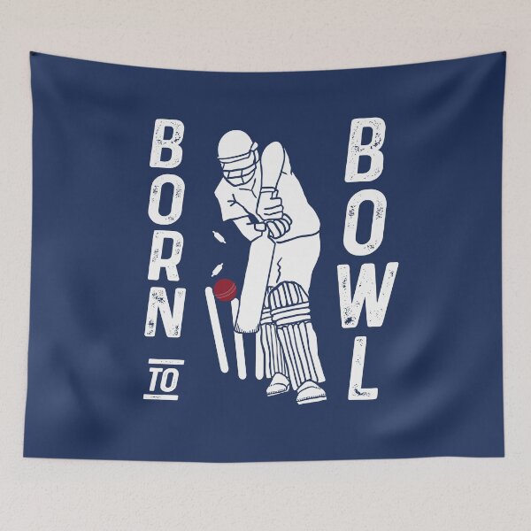 Item preview, Cricket Player Bowler Born To Bowl by Cricket Fan Gifts designed and sold by oberdoofus.