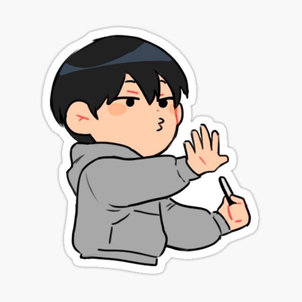 Clean Nails Kageyama Sticker