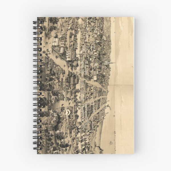 Item preview, Vintage Pictorial Map of Milwaukee WI (1854) designed and sold by BravuraMedia.