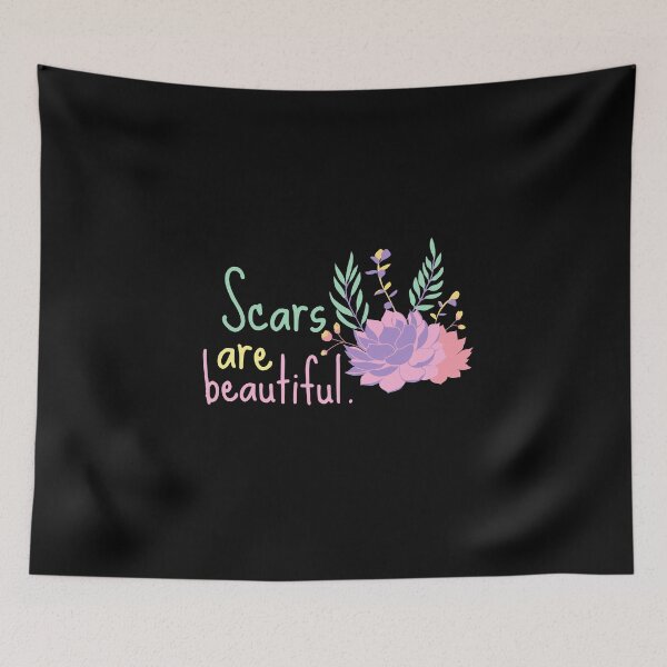 Item preview, Beautiful Scars Sad Shirt Mental Health Shirt Encouragement Shirt Love Motivational Inspirational Shirt Positivity Funny Sarcastic Cute Shirt Yoga Meditation Happy Spiritual Gift designed and sold by EpsilonEridani.