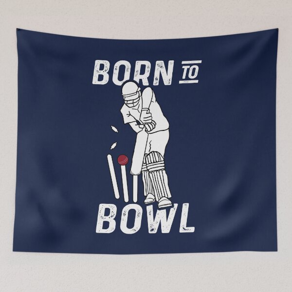 Item preview, Cricket Player Bowler Born To Bowl 2 by Cricket Fan Gifts designed and sold by oberdoofus.