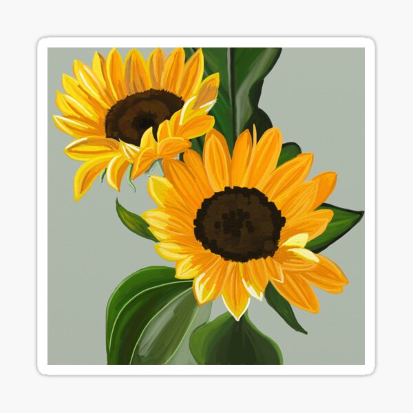 Fleur Du Soleil Sticker