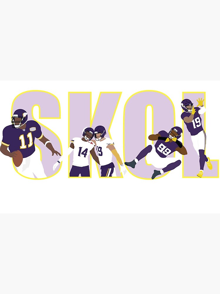 SKOL! Minnesota Vikings Chant Greeting Card for Sale by Kristen