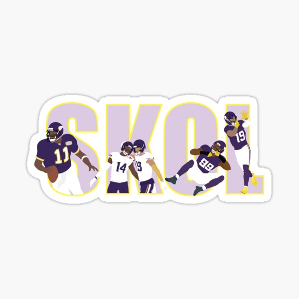 Minnesota Vikings SKOL NFL Football Premium Vinyl Decal Sticker - SKOL  Vikes! |