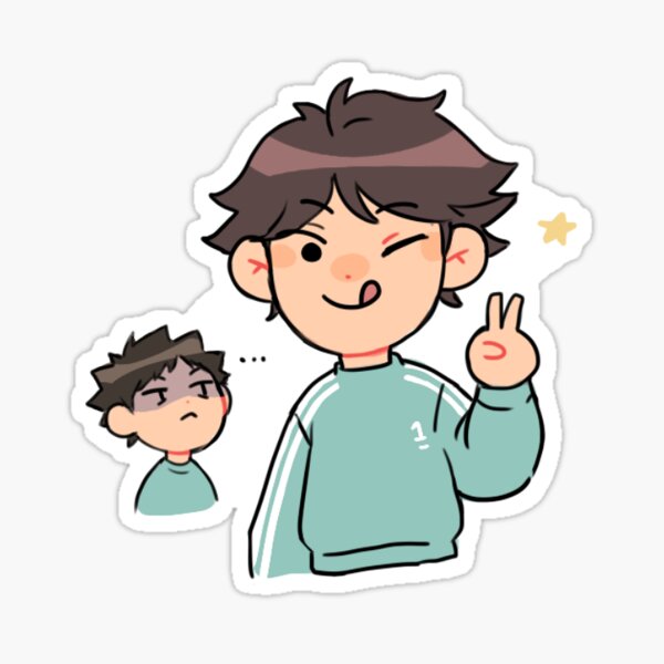 Oikawa & Iwaizumi Sticker