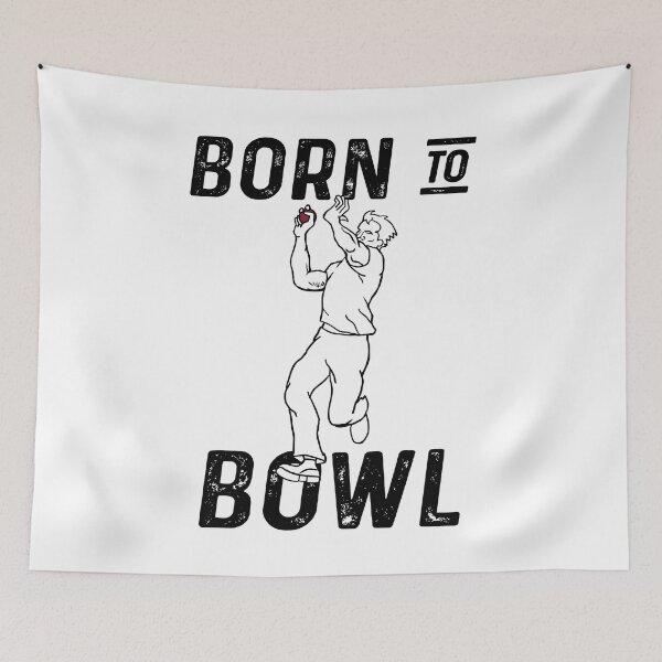 Item preview, Cricket Player Bowler Born To Bowl 3 by Cricket Fan Gifts designed and sold by oberdoofus.