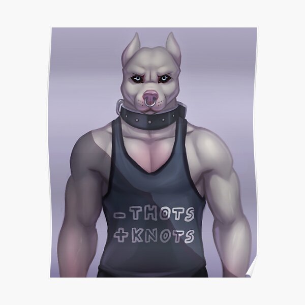 Furry Porn Buff Monster - Furry Muscle Posters for Sale | Redbubble