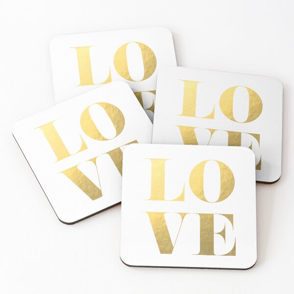 Item preview, LOVE Faux Gold Foil designed and sold by tshirtstylist.