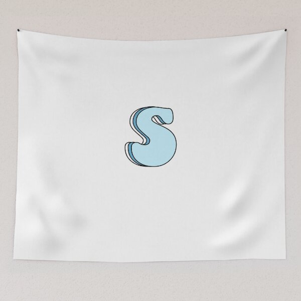 Item preview, Uppercase Blue Triple "S" designed and sold by Maggie S.