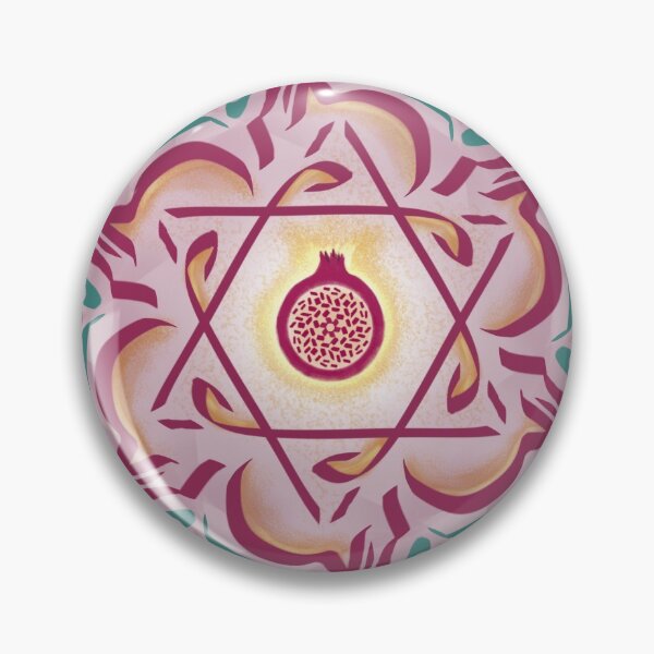 Item preview, Pomegranate Magen David designed and sold by LennyAD.