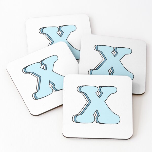 Item preview, Uppercase Blue Triple "X" designed and sold by Maggie S.