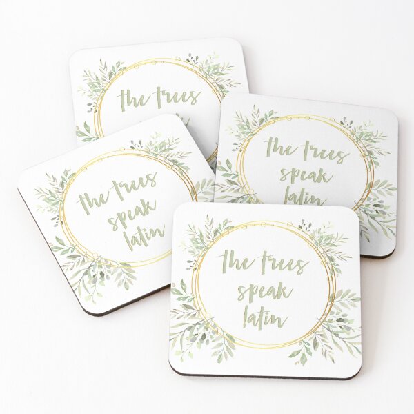 Item preview, the trees speak latin designed and sold by lovely-lyrics.