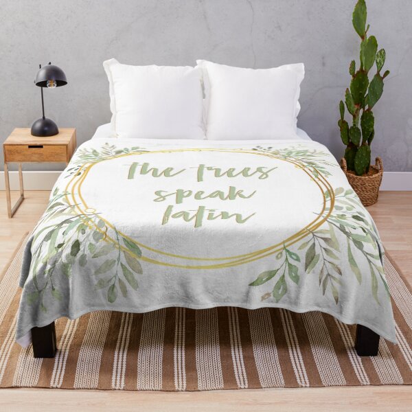 Item preview, the trees speak latin designed and sold by lovely-lyrics.
