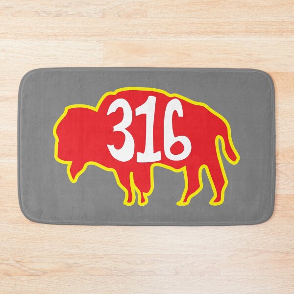 Item preview, Hand Drawn Kansas Buffalo 316 Red Gold designed and sold by itsrturn.