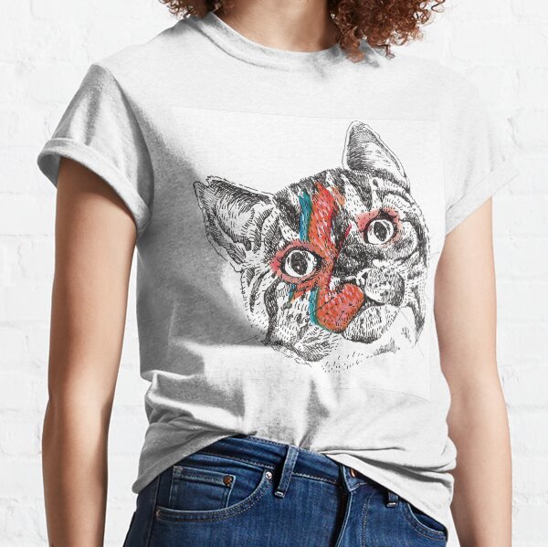 david bowie cat shirt