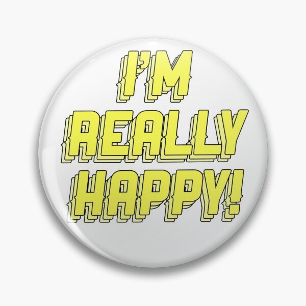Item preview, I’m Really Happy! (Yellow) designed and sold by saucequeen.