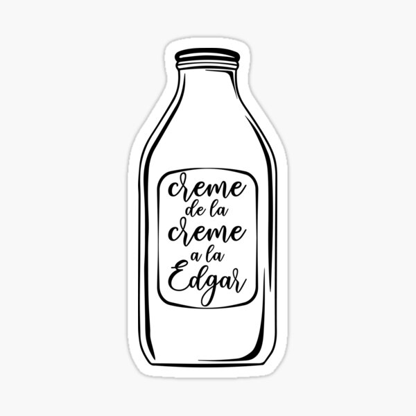 Creme de la Creme a la Edgar Sticker