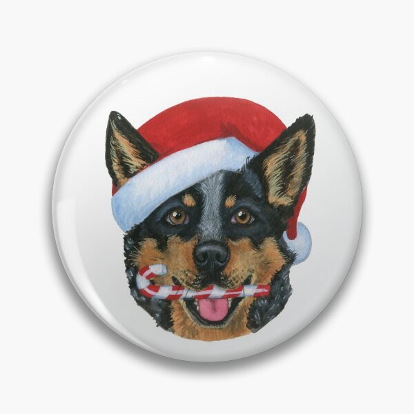 Item preview, Christmas Blue Heeler designed and sold by amberwjohnson.