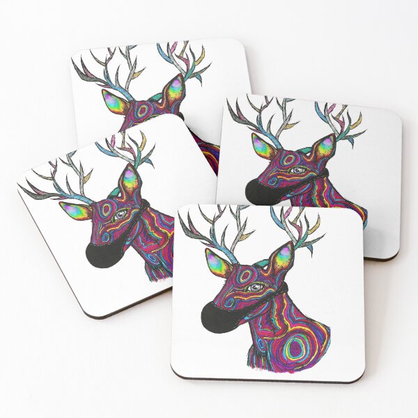 Item preview, Rainbow Deer designed and sold by Alliecat Arts.