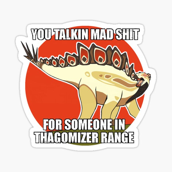 Item preview, thagomizer range designed and sold by evaceratops.