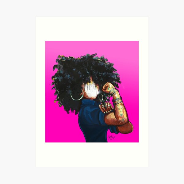 Naturally the Riveter PINK Art Print