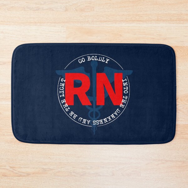 Item preview, RN Registered Nurse Go Boldly Into The Darkness And Be The Light COVID 19 designed and sold by Dan Brady.