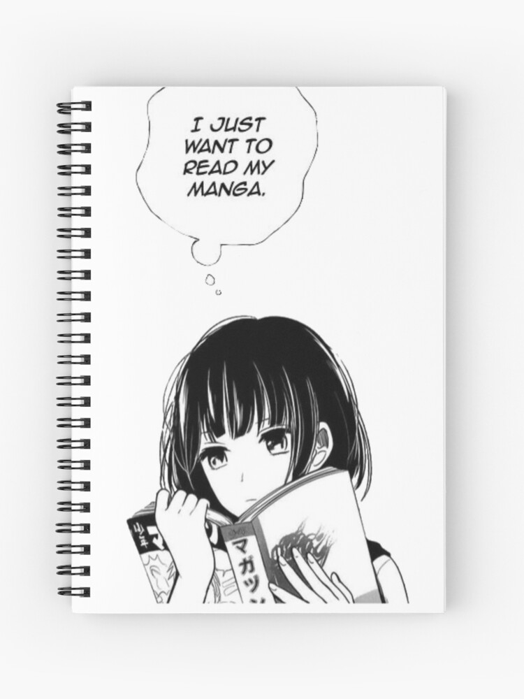 Cuaderno de espiral «Chica anime» de bpho21 | Redbubble